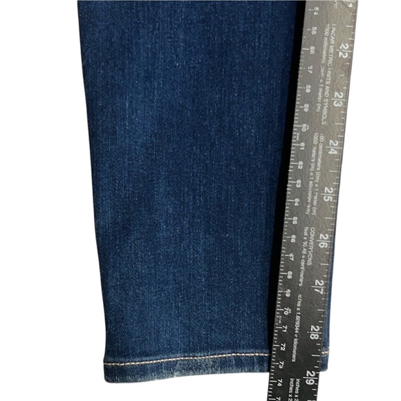 Paige Jeans Women 28 Blue Ultra Skinny Stretch Mildly Distressed Whiskering - Picture 15 of 15